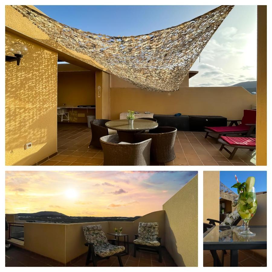 Sunset Corralejo Con Solarium Privado Apartman Kültér fotó
